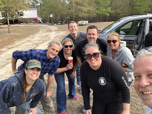 DELTA staff members volunteer