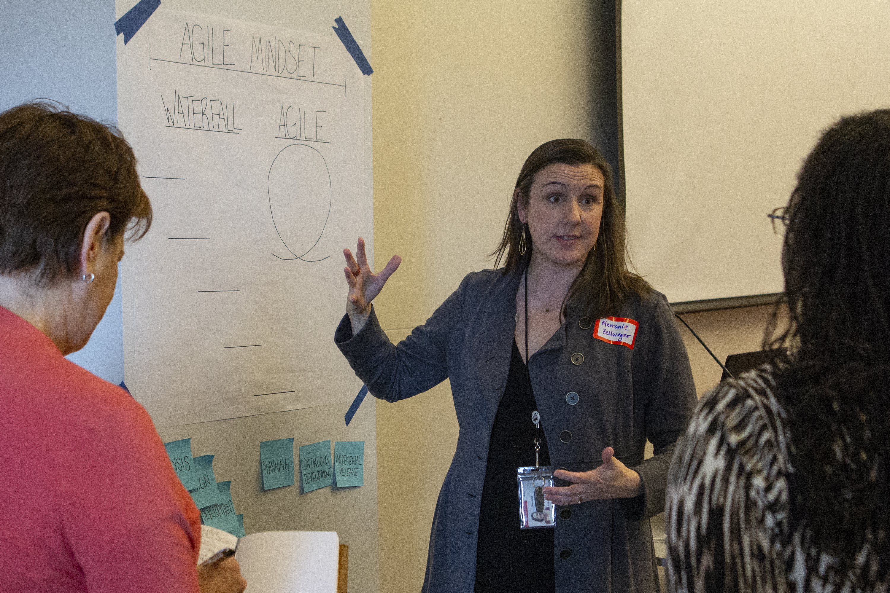 Associate Director of Project Management Merranie Zellweger at the 2019 IT Community Event