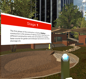 Screenshot from the LAR 457 virtual experience.